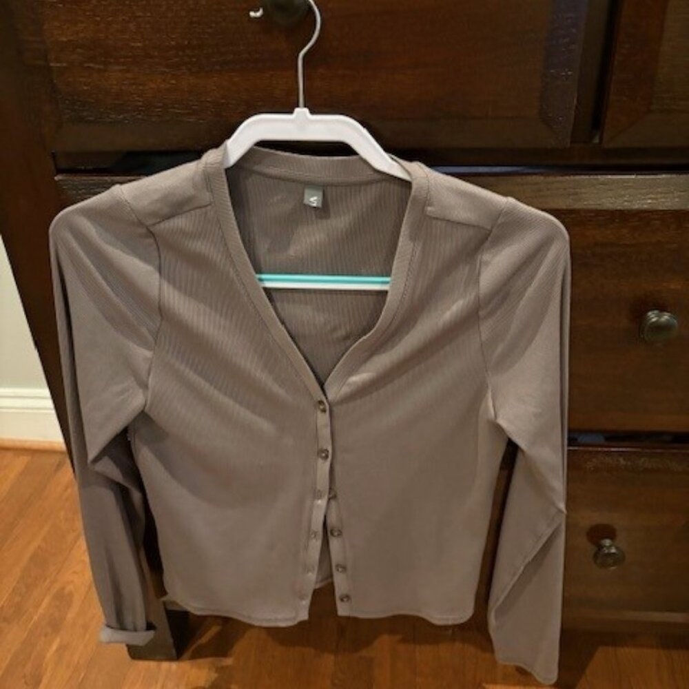 Vuori Long Sleeve Pose Cardigan